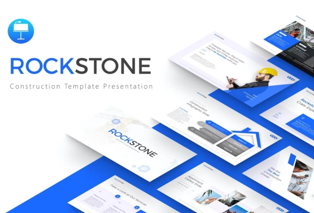 Rockstone-建筑主题演讲keynote模板