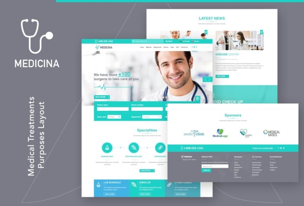 医学 | 医疗和治疗 HTML 模板