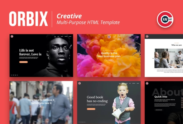 Orbix-创意多用途HTML模板