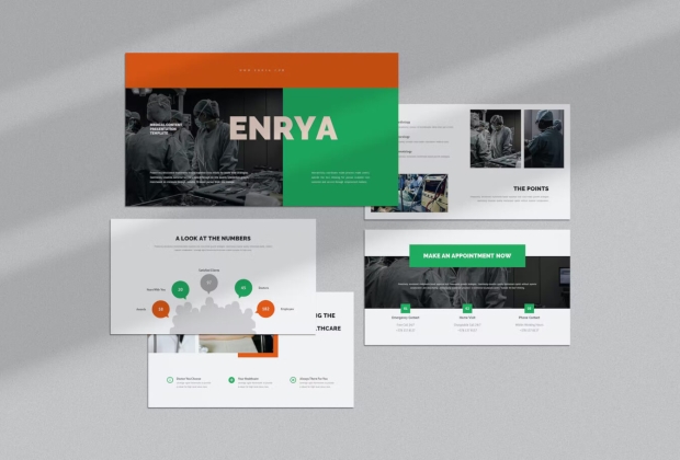 Enrya - 医学内容主题演讲 keynote模板