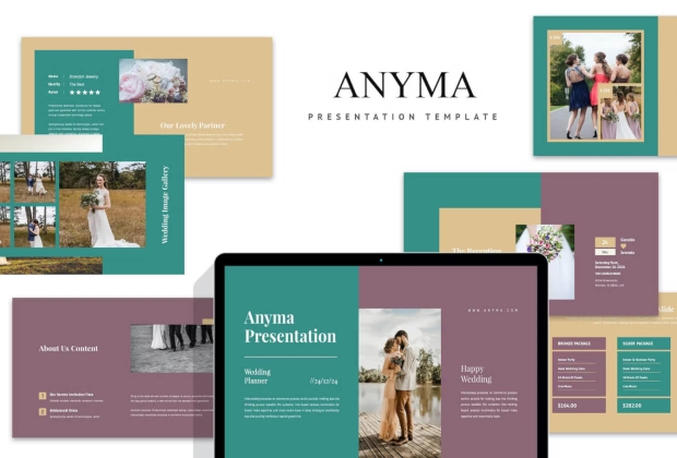 Anyma - 婚礼内容主题Keynote模板