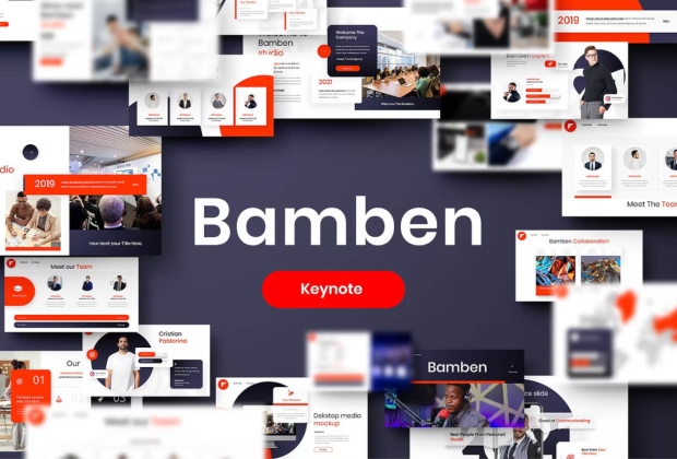 Bamben – 商业主题演讲keynote模板