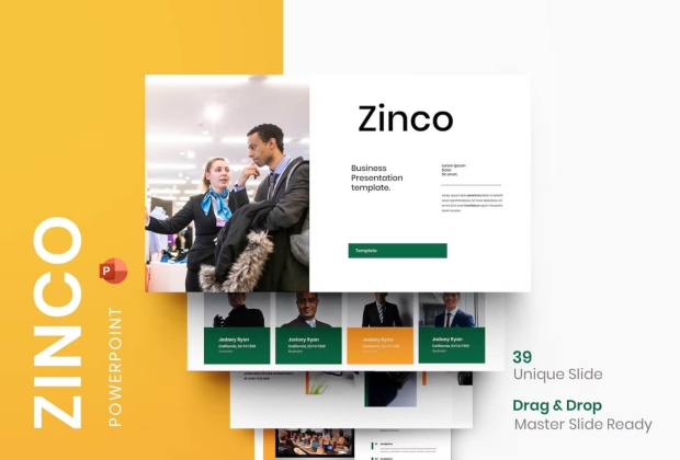 Zinco – 商业 PowerPoint模板