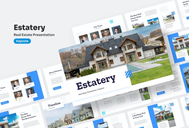 Estatery - 房地产主题 Keynote模板