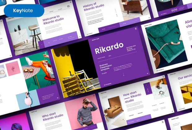 Rikardo – 商业主题演讲 Keynote模板
