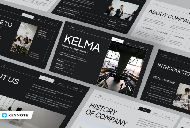 KELMA - 营销业务主题演讲 Keynote模板