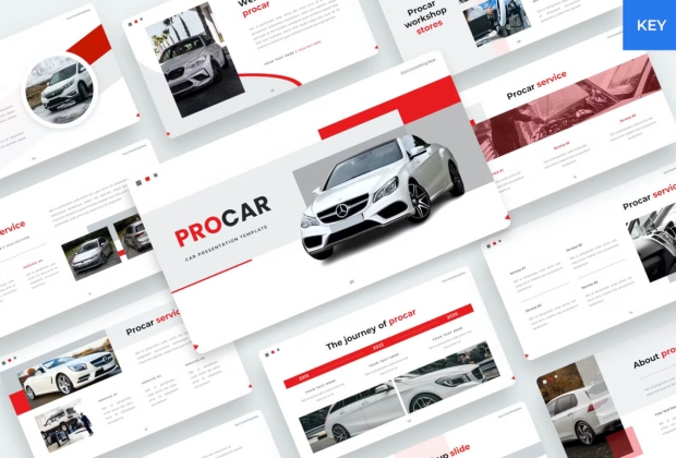 Procar - 汽车车辆品牌推广演讲 Keynote模板