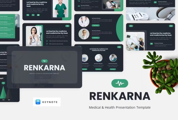 Renkarna - 医疗与健康主题演讲模板