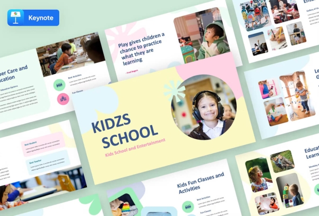 Kidsz - 儿童教育主题演讲模板