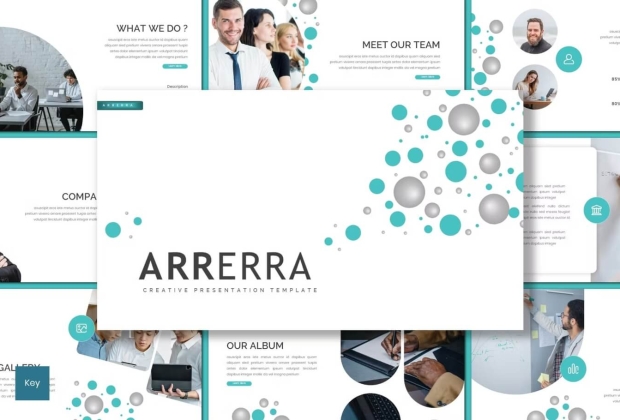Arrerra-商业主题演讲keynote模板