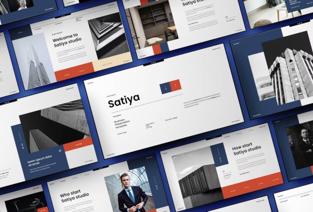 Satiya – 商业主题演讲 Keynote模板