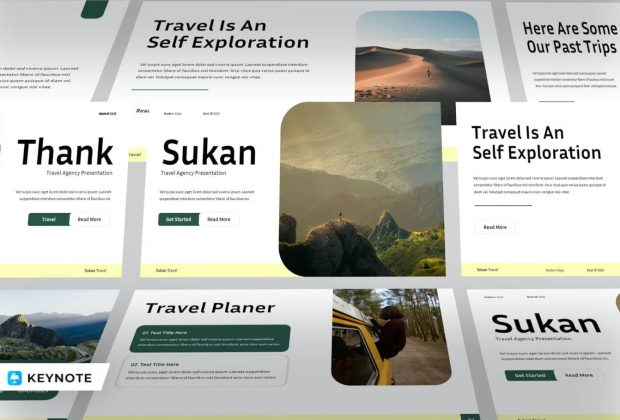 SUKAN - 旅行社关键演示模板