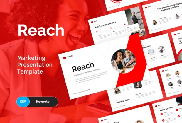 Reach - 营销主题演讲模板