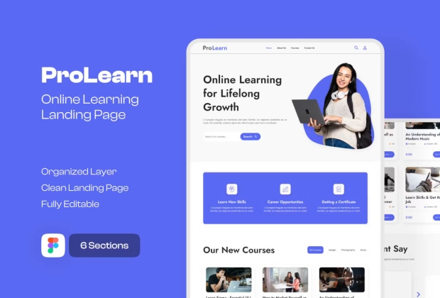 Pro Learn 在线学习登陆页面