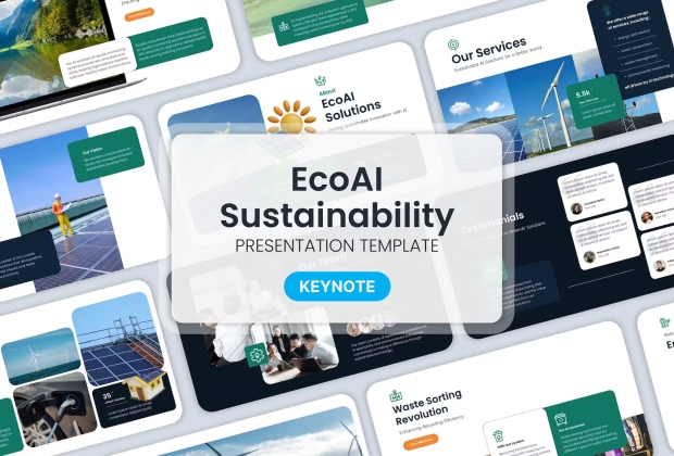 Eco AI 可持续发展 - 主题演讲 Keynote模板