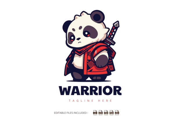 熊猫武士标志