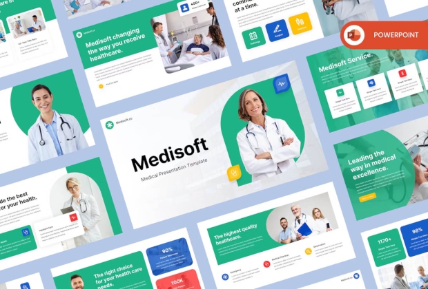 Medisoft - 医疗 PowerPoint 模板