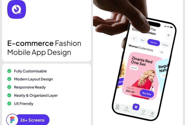电子商务时尚移动应用程序设计 - ModiQ