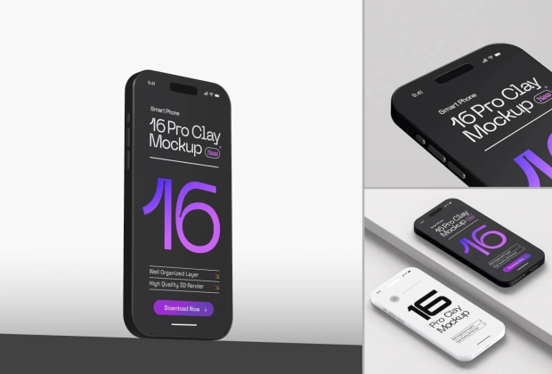 iPhone 16 Pro 模型套装