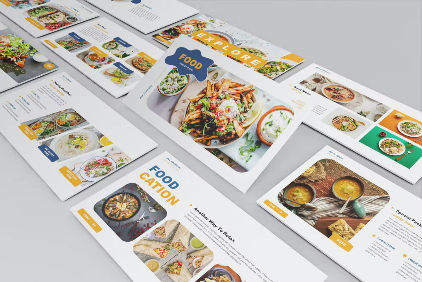 食品 - Powerpoint 模板