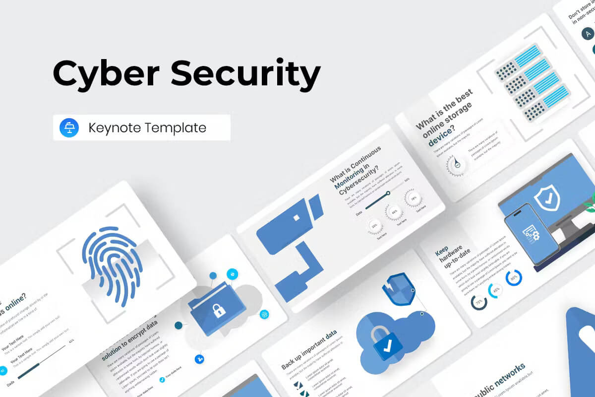 网络安全主题演讲 Keynote模板