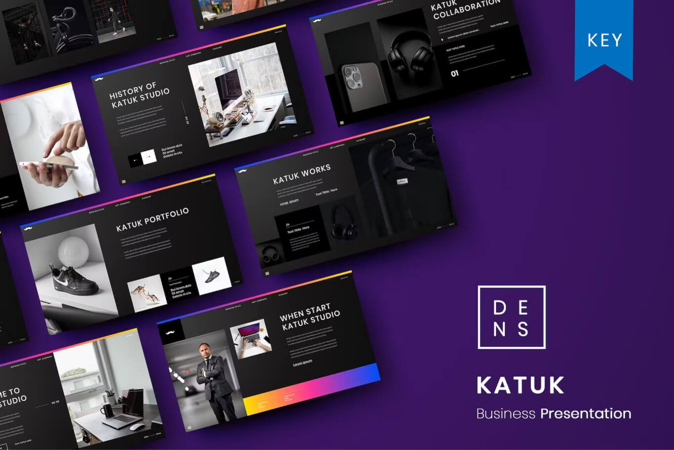 Katuk – 商业主题演讲 Keynote模板