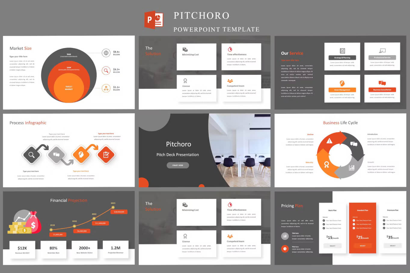 Pitchoro – 宣传演讲稿 PowerPoint 模板
