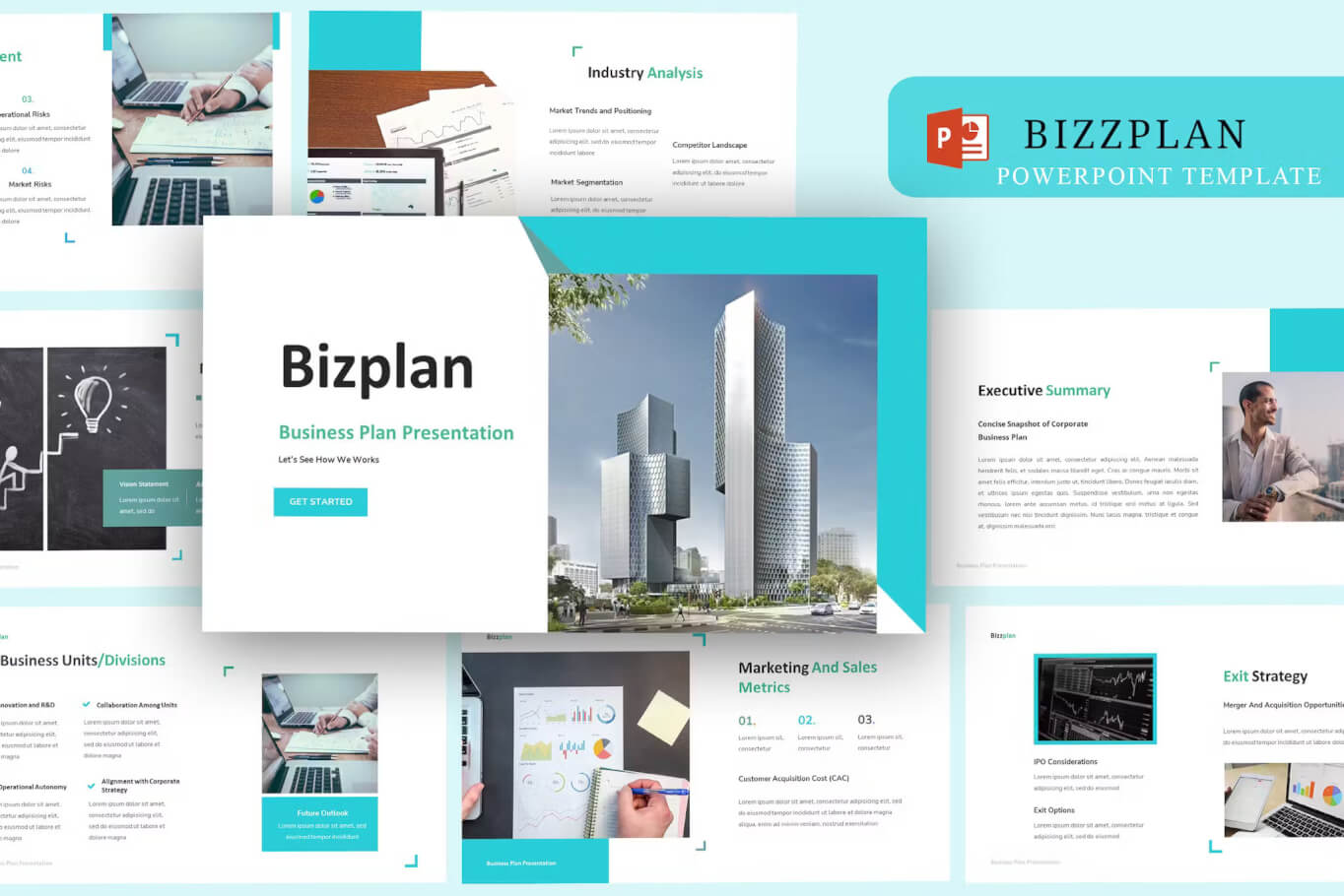 Bizplan - 商业计划 PowerPoint演示模板