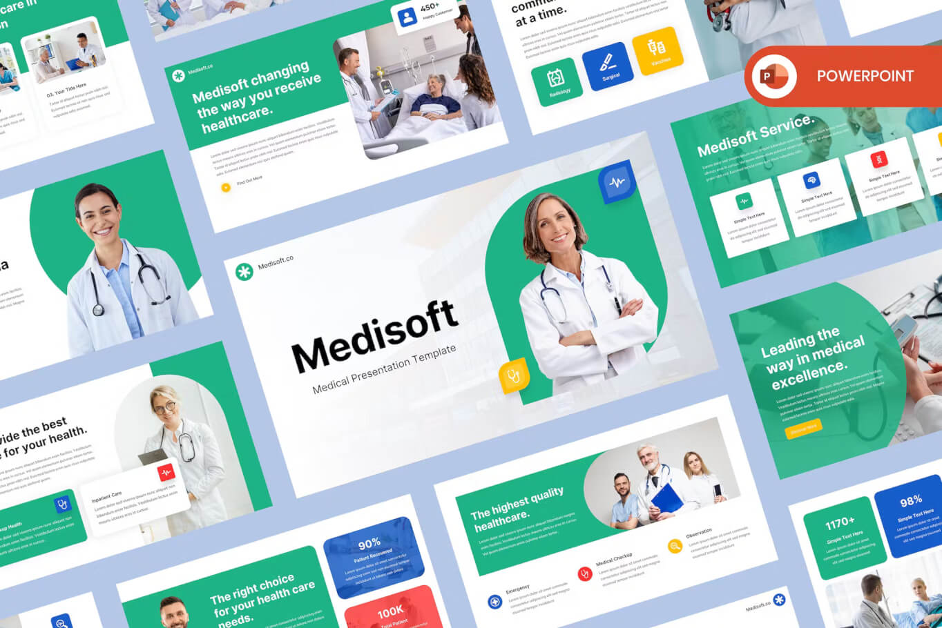 Medisoft - 医疗 PowerPoint 模板