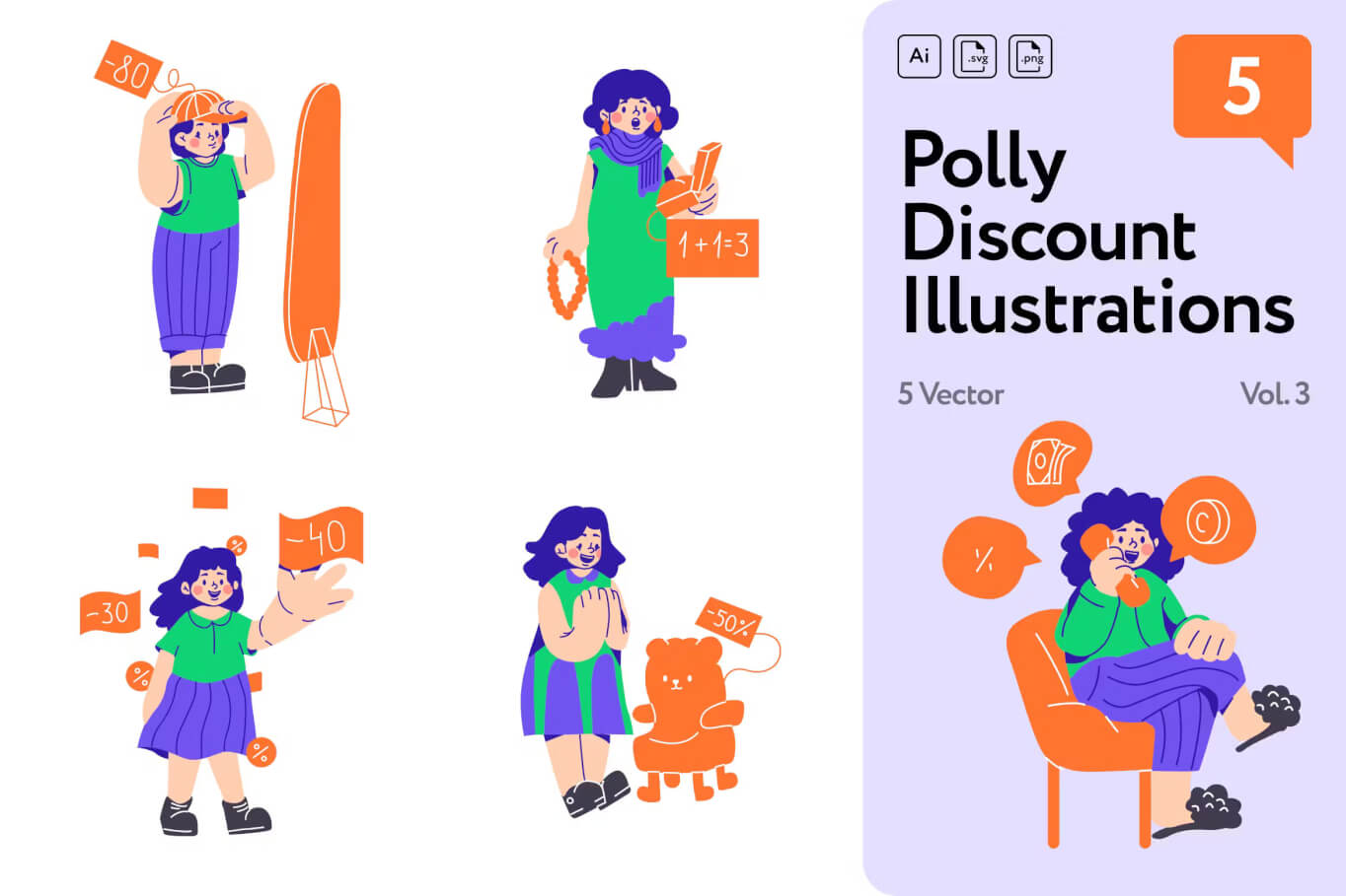 Polly 折扣插画集 Vol.3