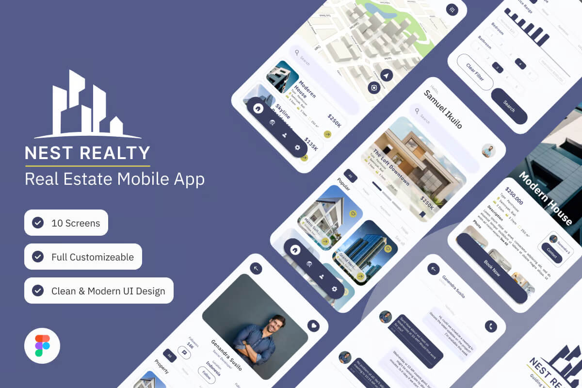 Nest Realty - 房地产移动应用程序