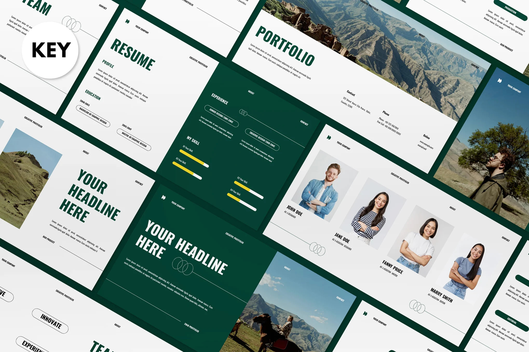 关于业务组合的主题演讲 Keynote 模板