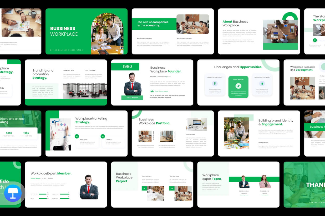 初创公司演示文稿 Keynote 模板